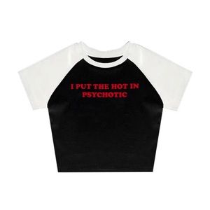 Graphic Y2K Punk Crop Top